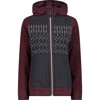 Jakke cmp FIX HOOD SESAMO BURGUNDY