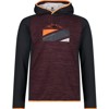 Sudadera Cmp Sweat Fix Hood Burgundy Mel.