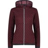 Forro polar cmp Fix Hood Jacket W BURGUNDY-B