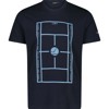Marškinėliai cmp T-SHIRT BIANCO BLACK BLUE