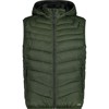 cmp Vest VEST SNAPS HOOD NERO OIL GREEN