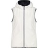 Gilè cmp WOMAN VEST FIX HOOD SESAMO B.CO GESSO