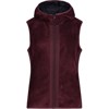 Gilè cmp WOMAN VEST FIX HOOD SESAMO BURGUNDY