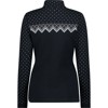 Maglia cmp WOMAN SWEAT KNITTED BLACK BLUE