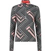 T-paita cmp SWEAT NERO-RED FLUO