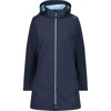 Jas cmp WOMAN PARKA ZIP HOOD teal B.BLUE-ANI