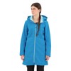 Jas cmp WOMAN PARKA ZIP HOOD teal GIADA