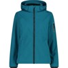 Jas cmp ZIP HOOD mineral TEAL