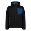 cmp Jacket ZIP HOOD TITANIO NERO-PETRO