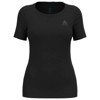 Majica s kratkimi rokavi odlo TOP CREW SS MERINO 200 Black