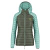  karpos ALAGNA DOWN W JACKET Black/Forget THYME/AQUA