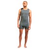 Slipy odlo BOXER MERINO 160 Steel Grey Melange