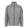  cmp Mélange knit-tech fleece ICE-TITANI