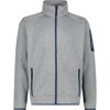  cmp Mélange knit-tech fleece CEMENTO-BL