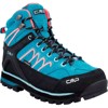 Støvler cmp MID WMN SHOE WP TEAL-RED FLUO