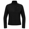 odlo Sweatshirt MID LAYER 1/2 ZIP ASCENT Skipper Blue BLACK