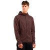 Fleeceová mikina odlo MID LAYER HOODY FZ TENCIA Limoges Melang FUDGE MELA