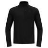 Sweatshirt odlo MID LAYER HZ ASCENT Black