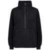 cmp Half Zip Sweatshirt in High Loft W NERO