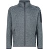  cmp Mélange knit-tech fleece ALLUMINIO