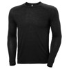 Tričko helly hansen DURAWOOL CREW LS Black
