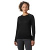 Camiseta helly hansen HH DURAWOOL CREW LS Green Mist BLACK