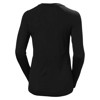 Tričko helly hansen HH DURAWOOL CREW LS Black