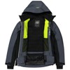 Bunda cmp ZIP HOOD titanio