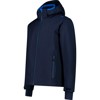 Bunda cmp ZIP HOOD black blue