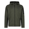 Polarfleece cmp FIX HOOD PETROL-ANT OLIVENERO