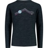 Marškinėliai cmp KID  T-SHIRT nero mel
