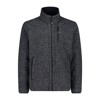 Fleece cmp MAN JACKET dust mel BBLUE MEL