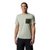 T-Shirt columbia HIKE POCKET SS CREW Safari, Gre