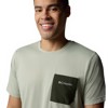 T-Shirt columbia HIKE POCKET SS CREW Safari, Gre