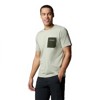 T-Shirt columbia HIKE POCKET SS CREW Safari, Gre