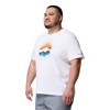 T-shirt columbia LAKE GRAPHIC TEE II White, Circular