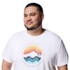 T-shirt columbia LAKE GRAPHIC TEE II White, Circular