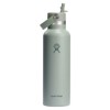 Fľaša na vodu hydro flask STANDARD FLEX STRAW AGAVE