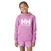 Pulóver helly hansen JR LOGO HOODIE 2.0 Meta Pink