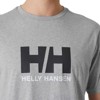 Majica s kratkimi rokavi helly hansen LOGO T-SHIRT 3.0 Grey Melange