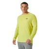 T-shirt helly hansen TRAIL LS T-SHIRT Cyber Lime
