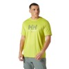 T-paita helly hansen TECH GRAPHIC T-SHIRT 2.0 Cyber Lime
