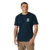 T-Shirt helly hansen MASSIF GRAPHIC NAVY
