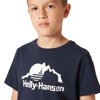 Tričko helly hansen GRAPHIC T-SHIRT Navy