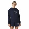  helly hansen W CORE GRAPHIC HOODIE Lav Green NAVY