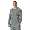T-shirt helly hansen TRAIL LS T-SHIRT Cyber Lime GREY CACTU