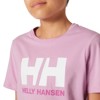 Tričko helly hansen JR LOGO T-SHIRT Cherry Blossom