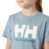 Tričko helly hansen JR LOGO T-SHIRT Windy Blue
