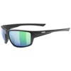 Lunettes uvex 230 blak mat/green C3