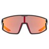 Bril uvex skyryse jr black matt/red C3